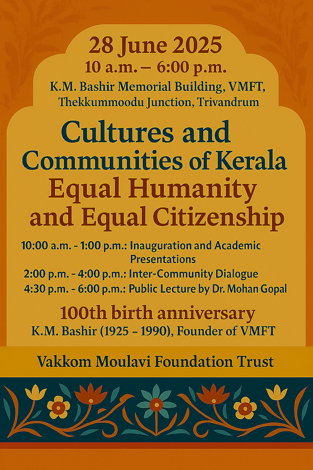 VMFT - Cultures and Communities of Kerala